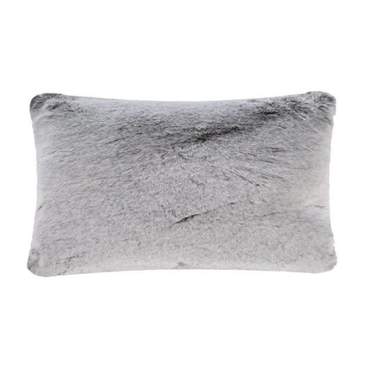Housse de coussin Maison Prélonge - Fausse fourrure - 30 x 50cm - Coloris Glacier